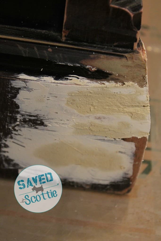 SxS Shabby Paints texture drying