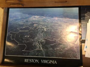 SxS map cabinet Reston poster