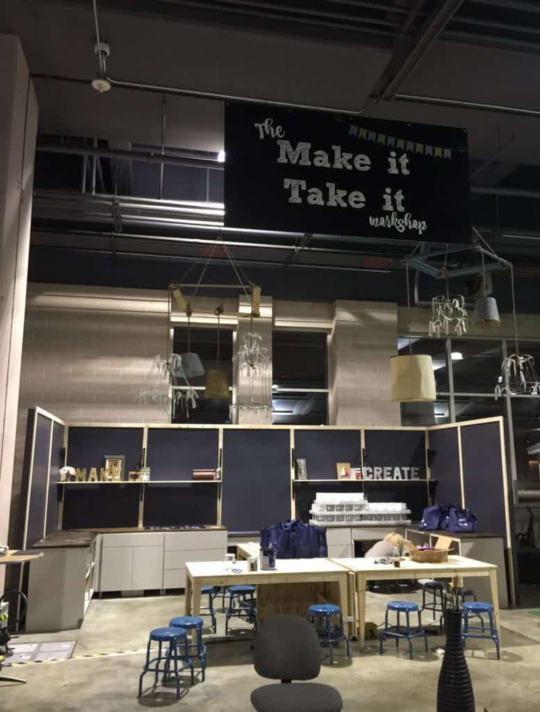 Philly Home SHow 2017 Make it take it workshop space