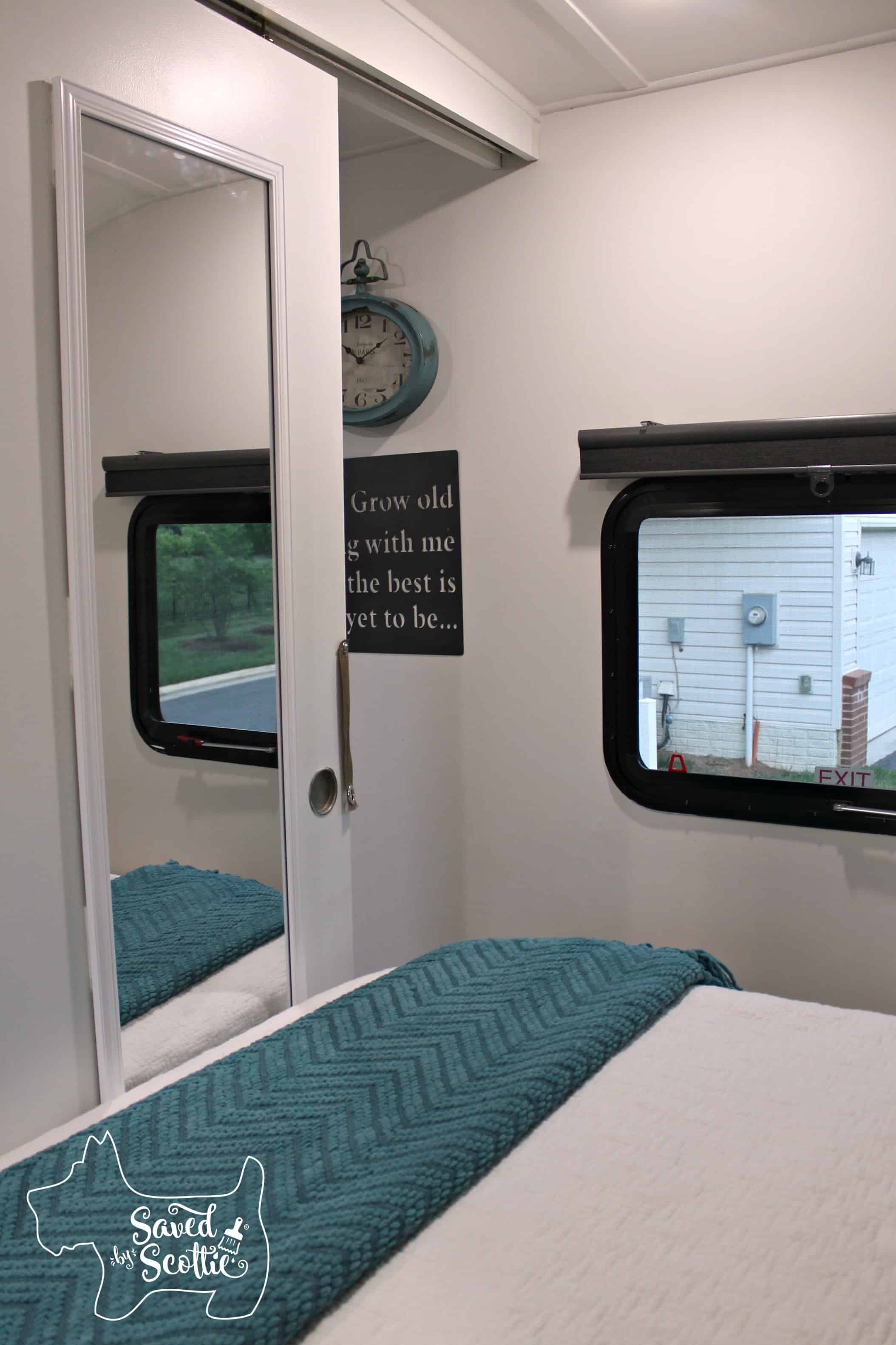 rv remodel after bedroom view