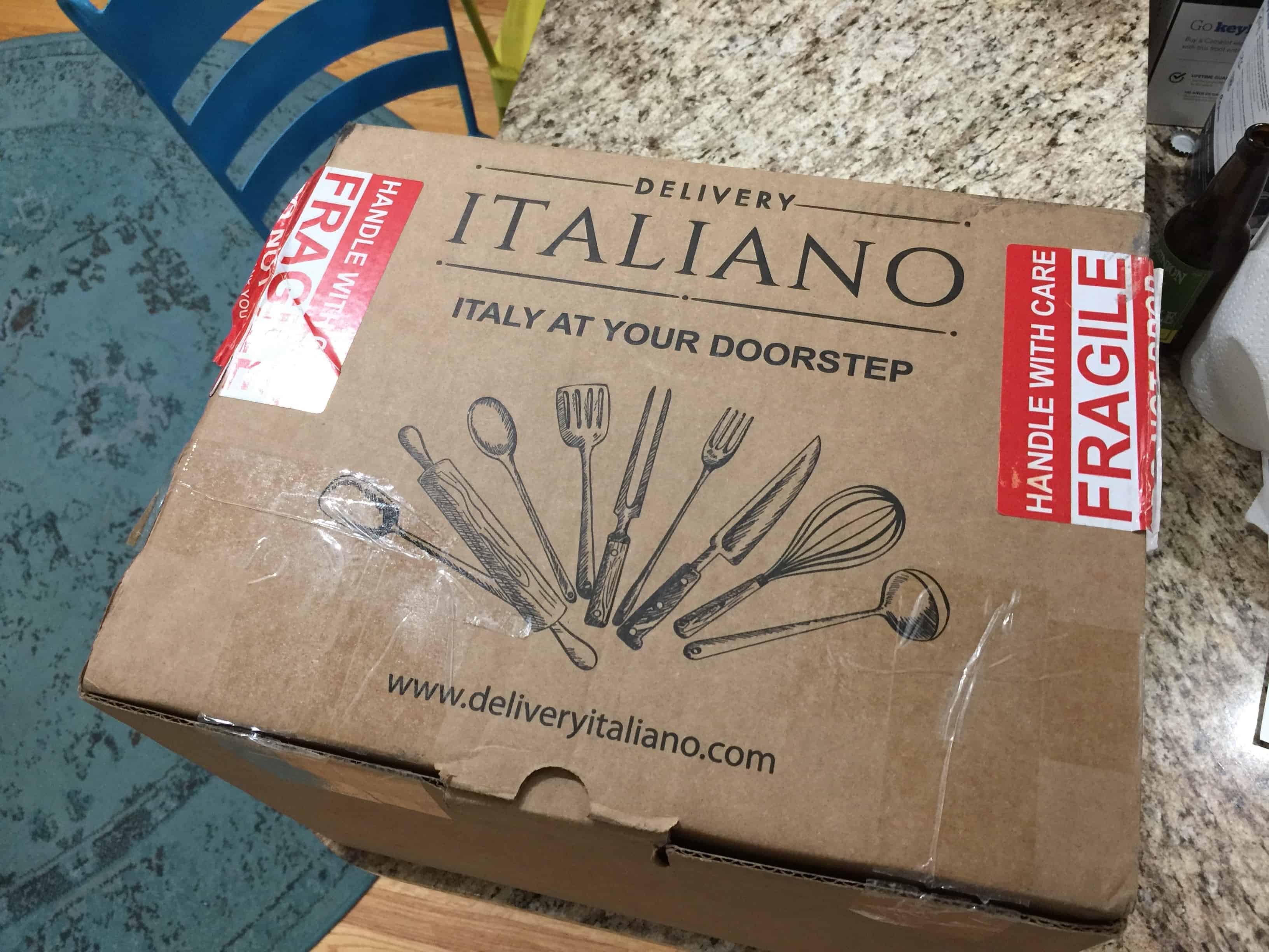 Saved by Scottie Delivery Italiano box delivery