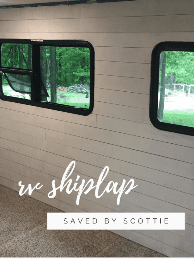 Added Shiplap to an RV Remodel